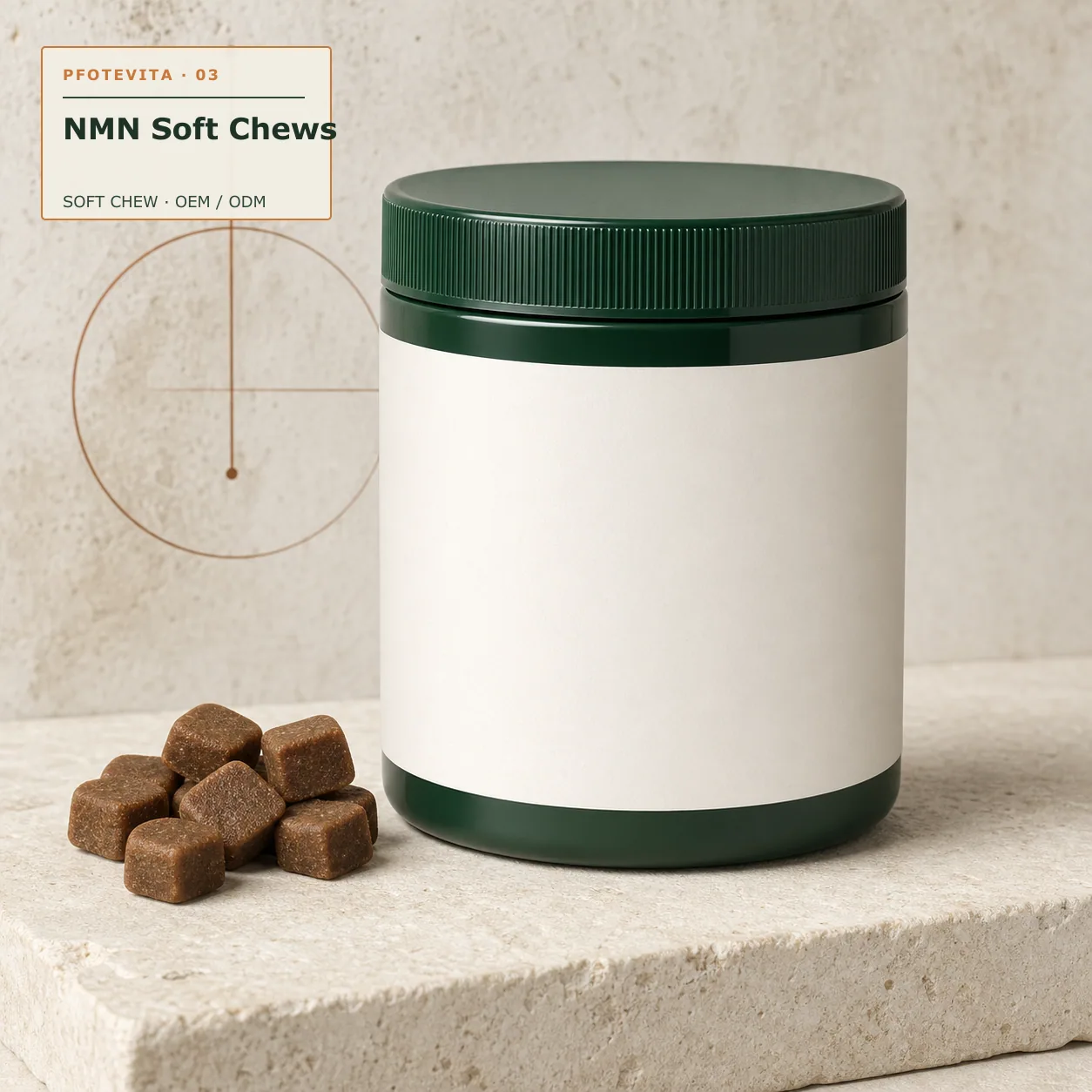 NMN Soft Chews als Private-Label-Soft Chew