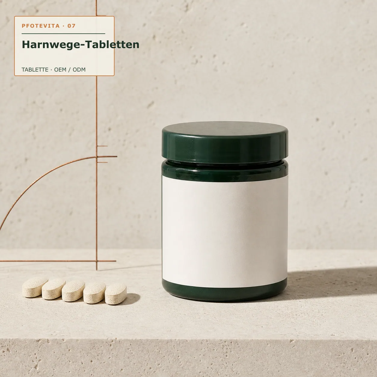 Harnwege-Tabletten als Private Label