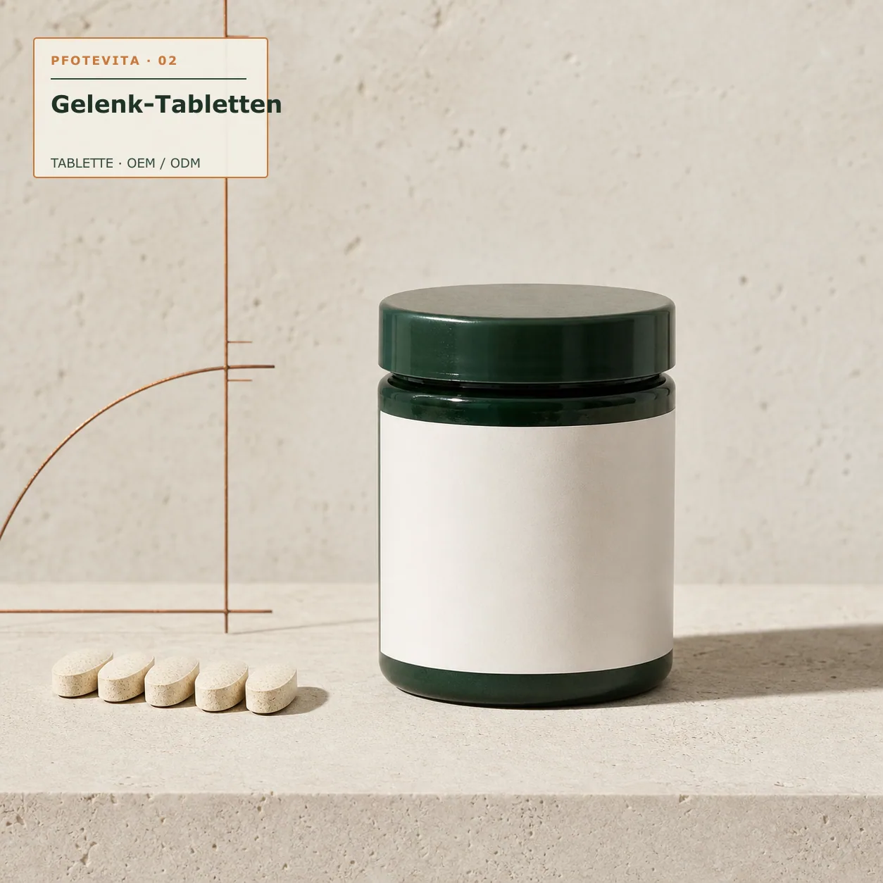Gelenk-Tabletten als Private-Label-Tablette